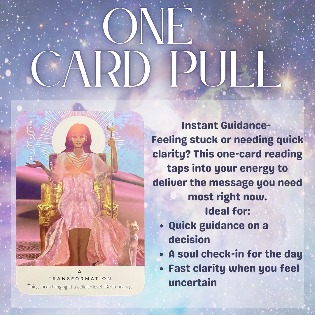 One Card Oracle Reading | Intuitive Card Pull | Instant Spiritual Guidance & Quick Soul Message