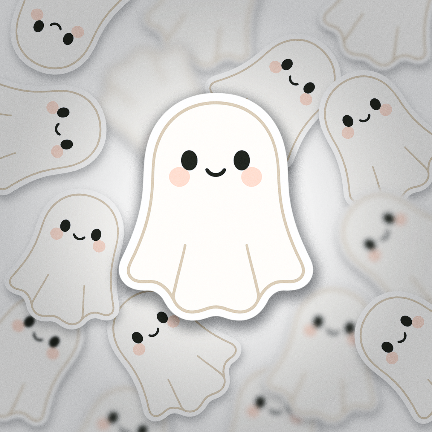 Ghosty | Cute Halloween Sticker | Glossy Vinyl