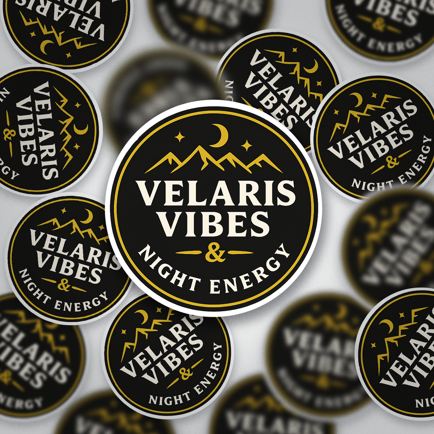Velaris Vibes & Night Energy | ACOTAR-Inspired Sticker | Glossy Vinyl