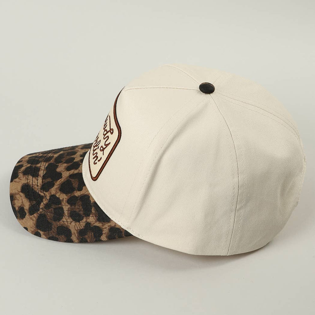 Howdy Darlin’ Hat • Western Trucker Hat • Cowgirl Hat • Leopard Brim Hat • Country Girl Cap • Southern Style Hat