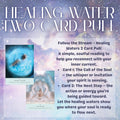 Healing Waters Oracle 2-Card Reading – Intuitive Soul Guidance & Emotional Clarity • Follow the Stream Spread (Digital)