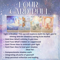 Four Card Oracle Reading | Light & Shadow Spread | Intuitive Spiritual Guidance for Healing & Self-Discovery