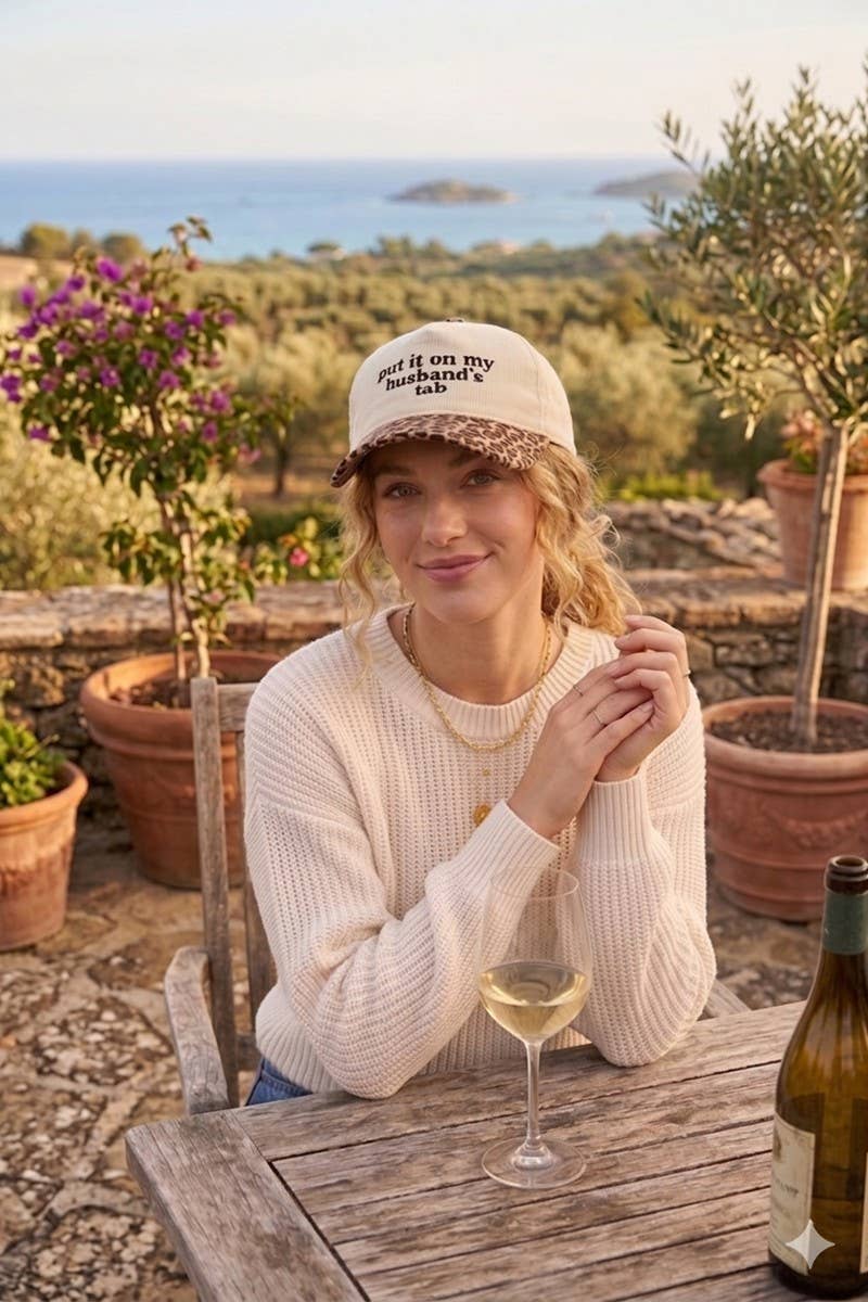 Put It On My Husband’s Tab Trucker Hat • Funny Cowgirl Hat • Western Baseball Cap • Country Concert Hat • Adjustable Snapback Hat