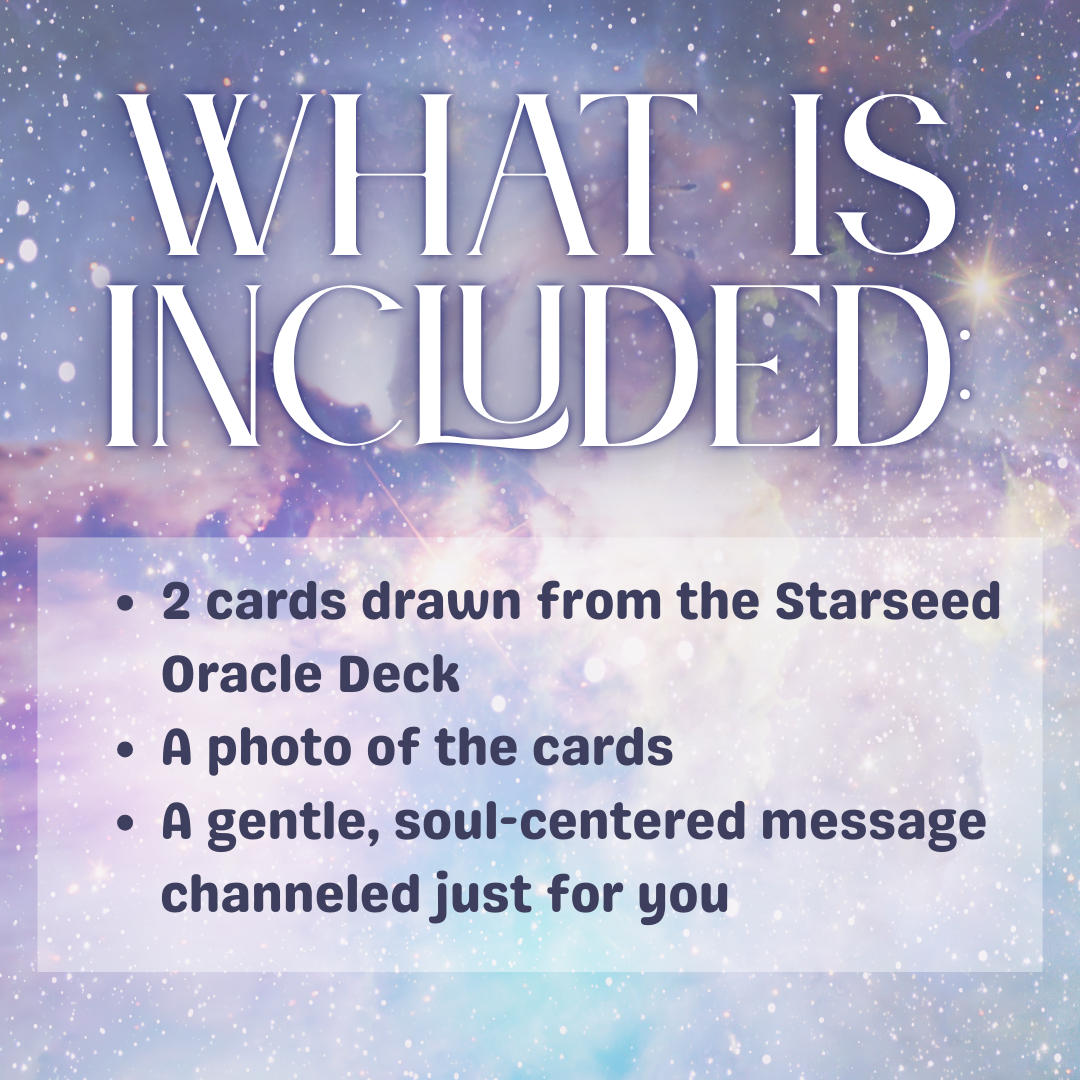 Starseed Oracle 2-Card Reading – Soul Whisper & Grounded Action Spread • Intuitive Digital Message for Spiritual Clarity