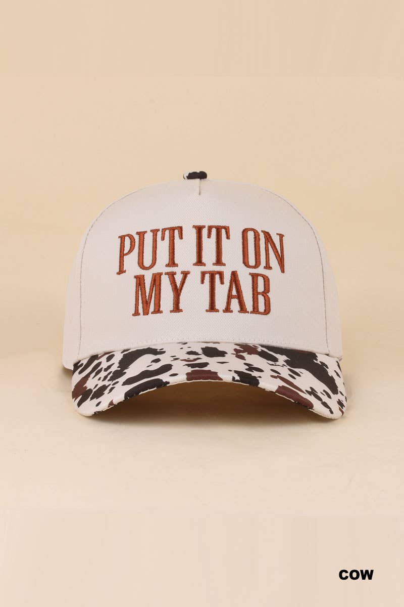 “Put It On My Husband’s Tab” Hat • Funny Trucker Hat • Sassy Wife Hat • Girls Night Hat • Relatable Humor Cap