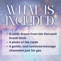Starseed Oracle 6-Card Reading – Heaven, Heart & Earth Spread • Soul Clarity & Grounded Action • Intuitive Digital Energy Reading