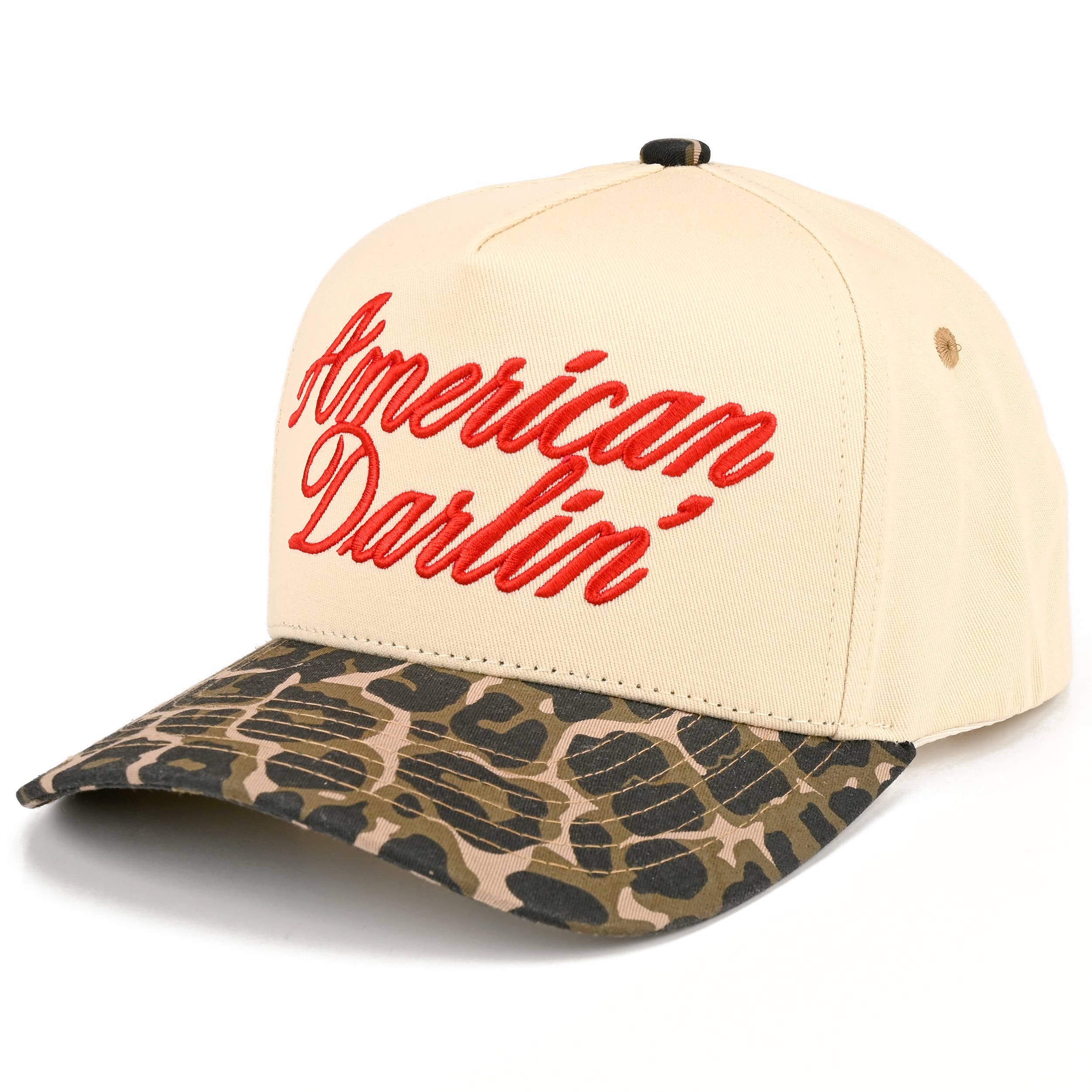 American Darlin’ Trucker Hat • Patriotic Cowgirl Hat • Fourth of July Baseball Cap • Western Americana Hat • Adjustable Snapback