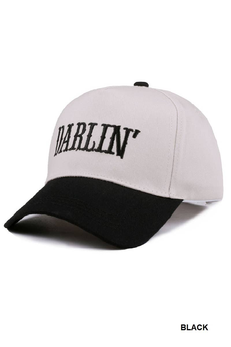Darlin’ Hat • Western Trucker Hat • Country Girl Hat • Cute Southern Hat • Cowgirl Aesthetic Cap