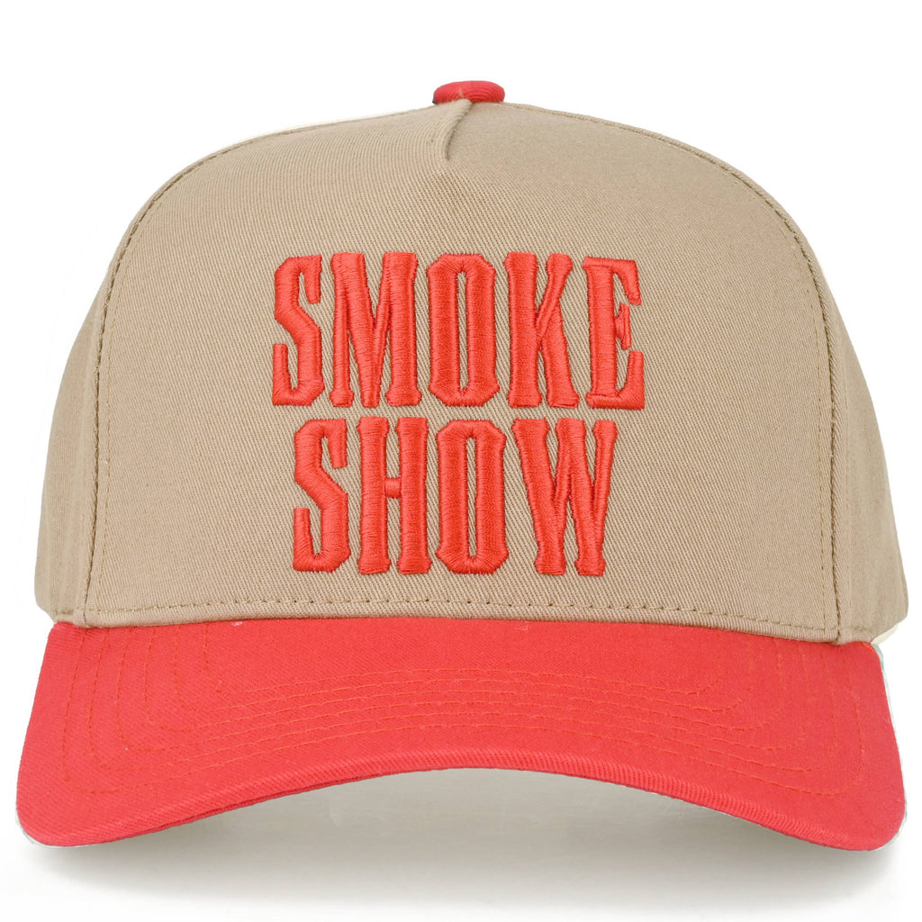 Smoke Show Trucker Hat • Embroidered Baseball Cap • Funny Women's Hat • Country Concert Hat • Trendy Snapback Cap