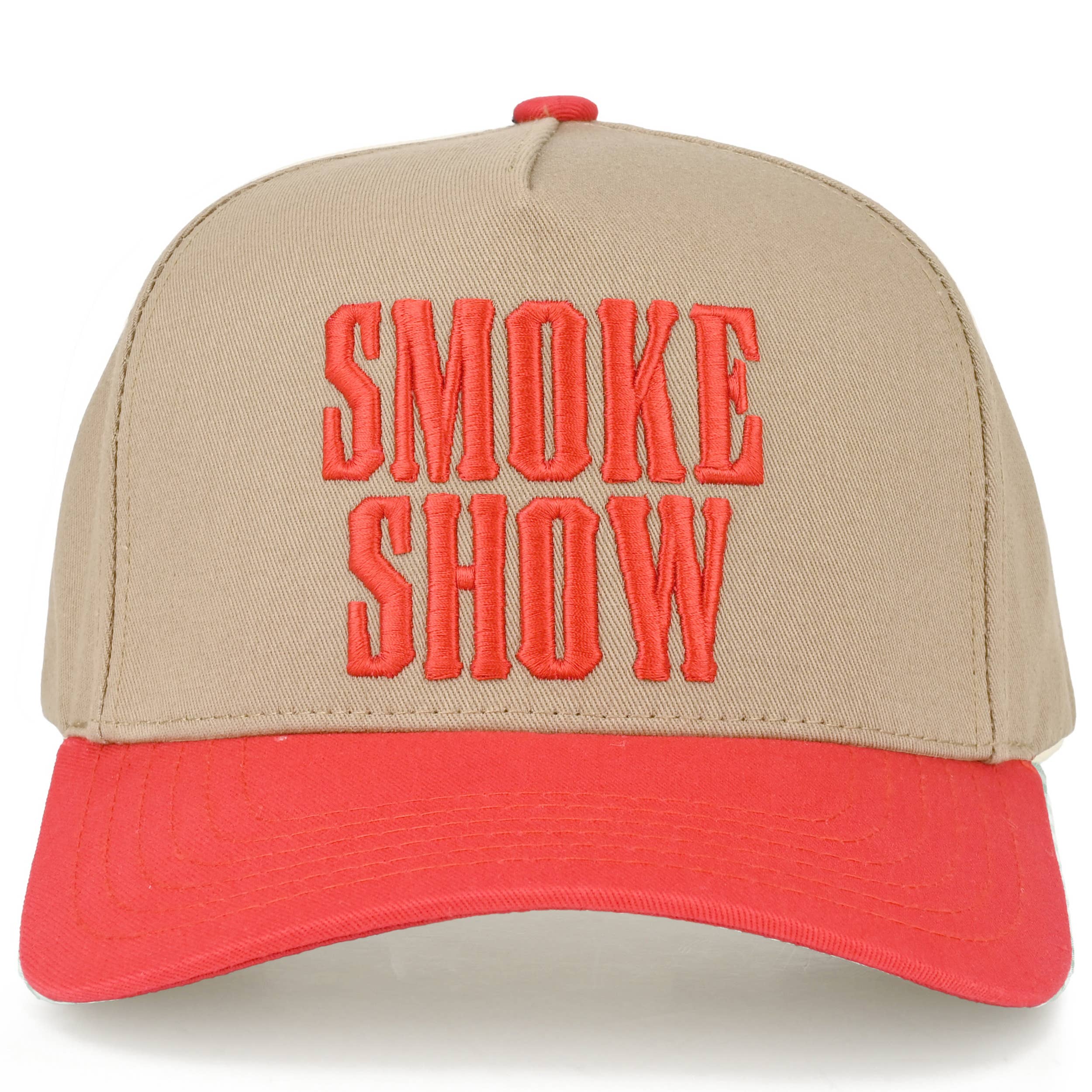 Smoke Show Trucker Hat • Embroidered Baseball Cap • Funny Women's Hat • Country Concert Hat • Trendy Snapback Cap