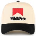 “Wild & Free” Embroidered Hat • Aesthetic Trucker Hat • Minimalist Neutral Cap • Nature Inspired Hat