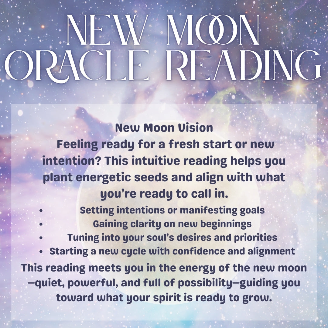 New & Full Moon Oracle Readings | Intuitive Energy Insight & Spiritual Guidance | Manifestation, Release, Alignment