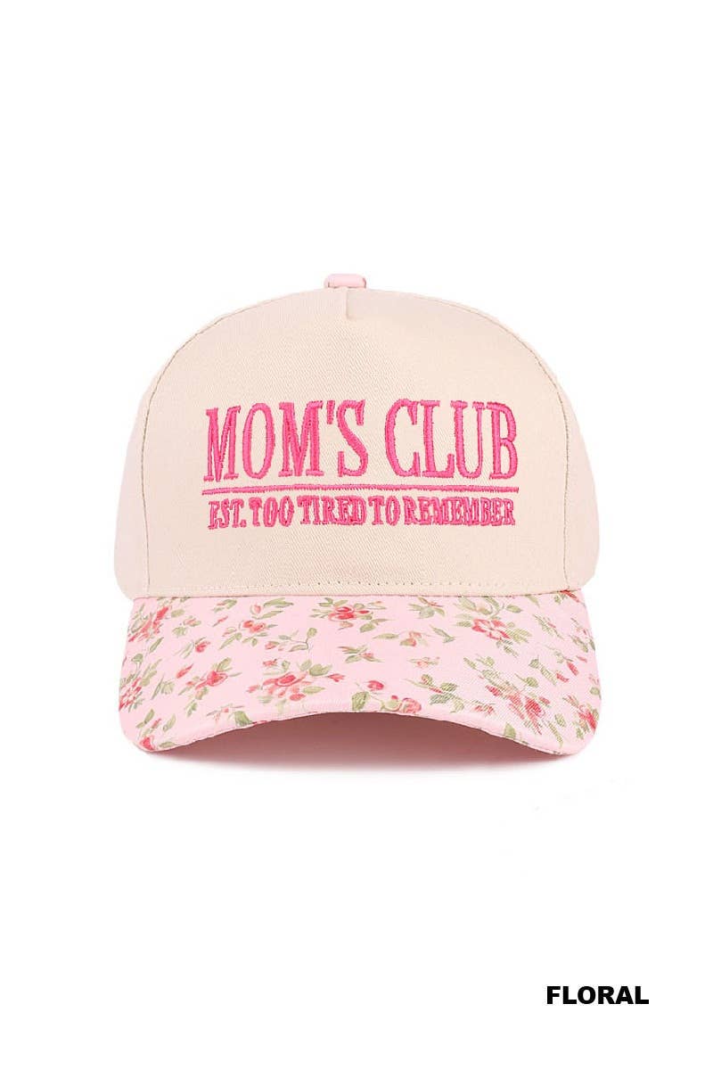 Mom’s Club Hat • Tired Mom Hat • Funny Mom Trucker Hat • Relatable Mom Life Hat • Gift for Moms