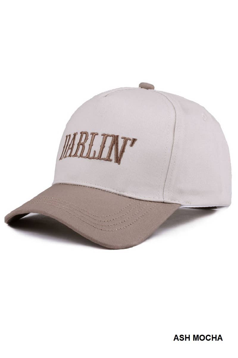 Darlin’ Hat • Western Trucker Hat • Country Girl Hat • Cute Southern Hat • Cowgirl Aesthetic Cap