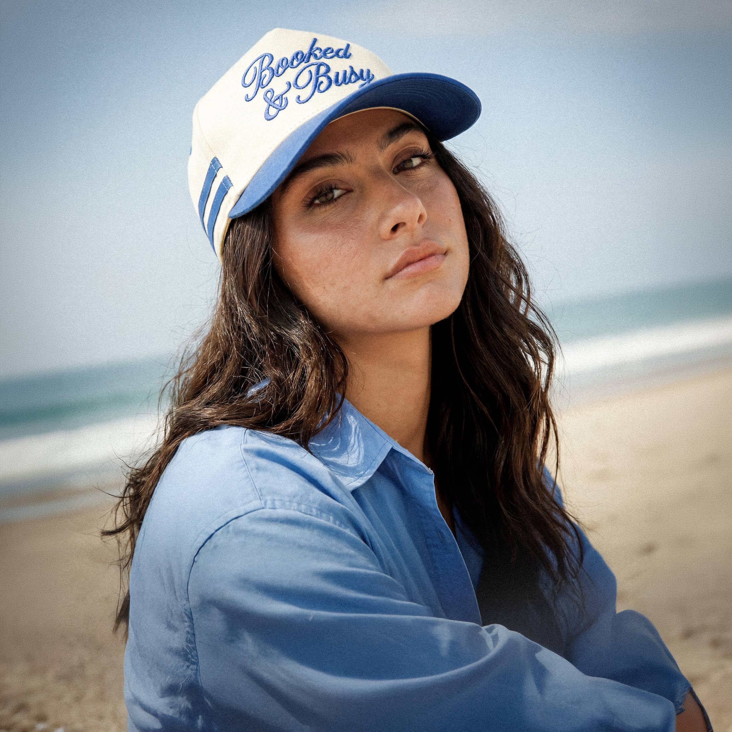 Booked & Busy Trucker Hat • Book Lover Hat • Bookish Baseball Cap • Reading Hat • Booktok Hat • Adjustable Snapback Cap