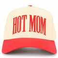 Embroidered “Hot Mom” Hat • Trendy Mom Hat • Funny Mom Gift • Cute Aesthetic Trucker Cap