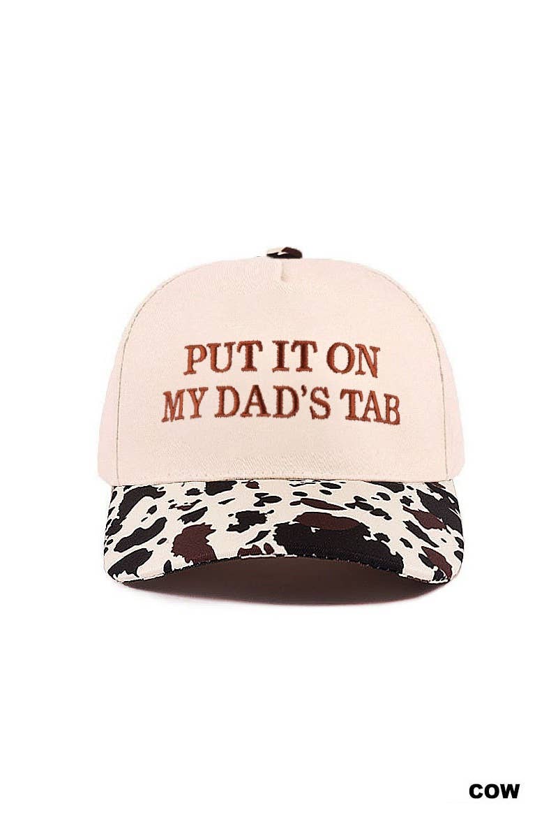 “Put It On My Husband’s Tab” Hat • Funny Trucker Hat • Sassy Wife Hat • Girls Night Hat • Relatable Humor Cap