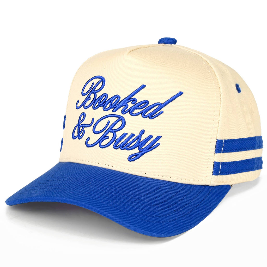Booked & Busy Trucker Hat • Book Lover Hat • Bookish Baseball Cap • Reading Hat • Booktok Hat • Adjustable Snapback Cap