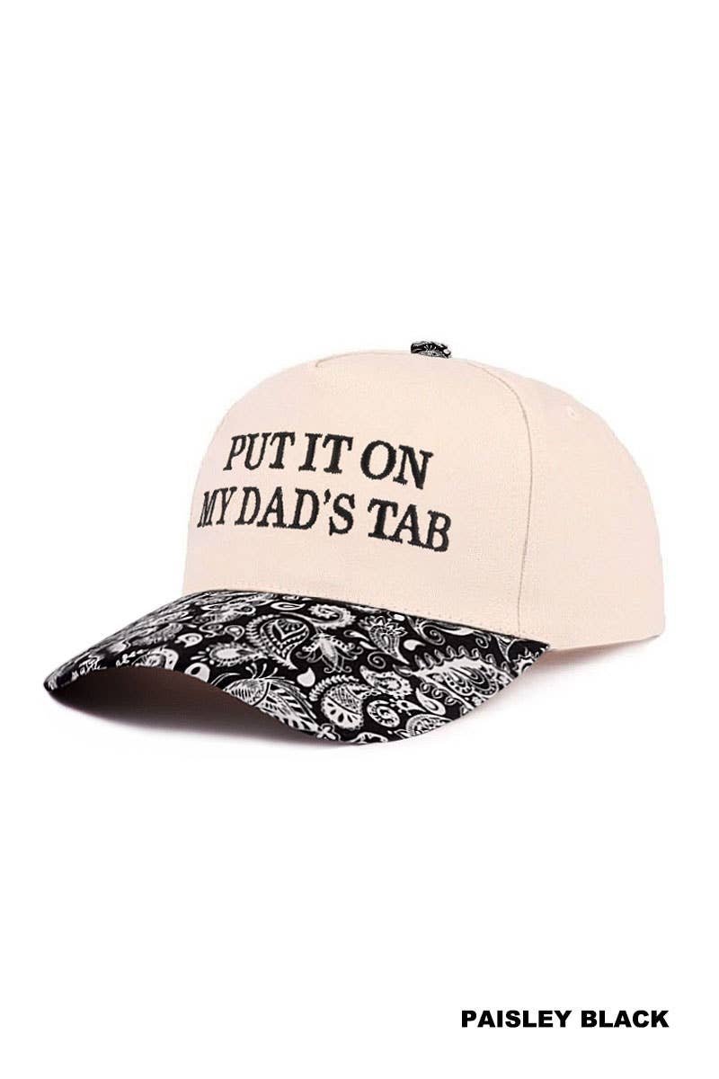 “Put It On My Husband’s Tab” Hat • Funny Trucker Hat • Sassy Wife Hat • Girls Night Hat • Relatable Humor Cap