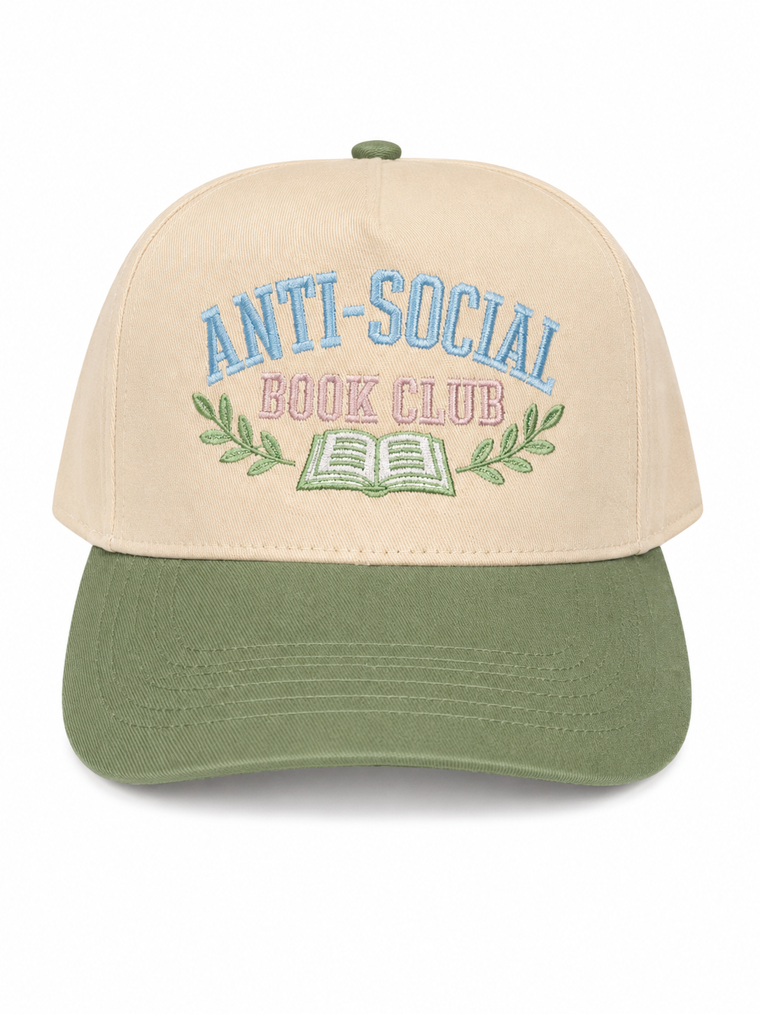 Anti-Social Book Club Embroidered Hat | Bookish Book Lover Hat