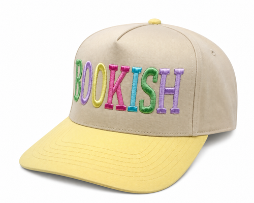Bookish 3D Puff Embroidered Hat | Colorful Book Lover Snapback