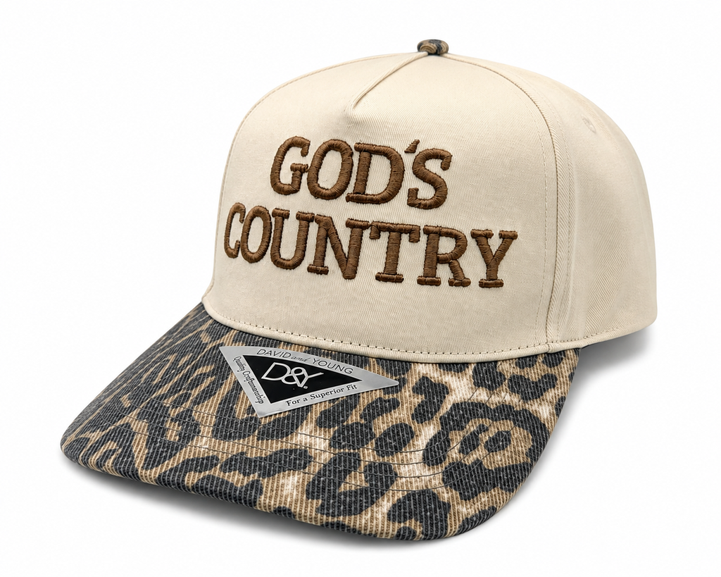 God’s Country Hat | 3D Puff Embroidered Snapback