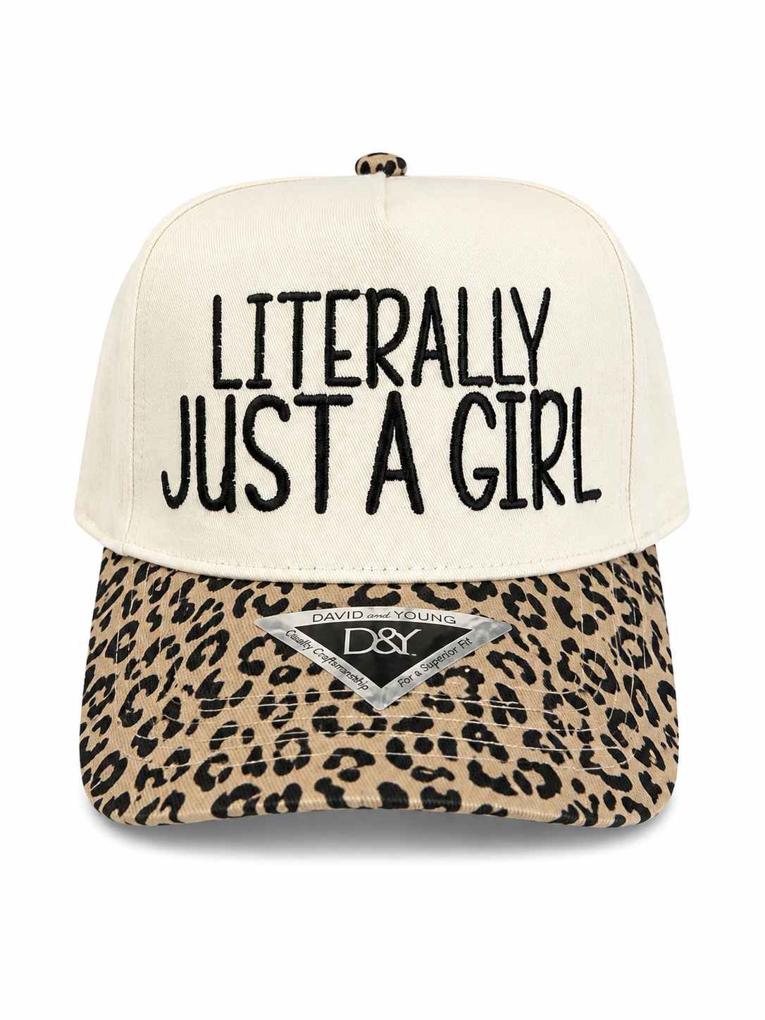 Literally Just a Girl Hat | Embroidered Trucker Hat