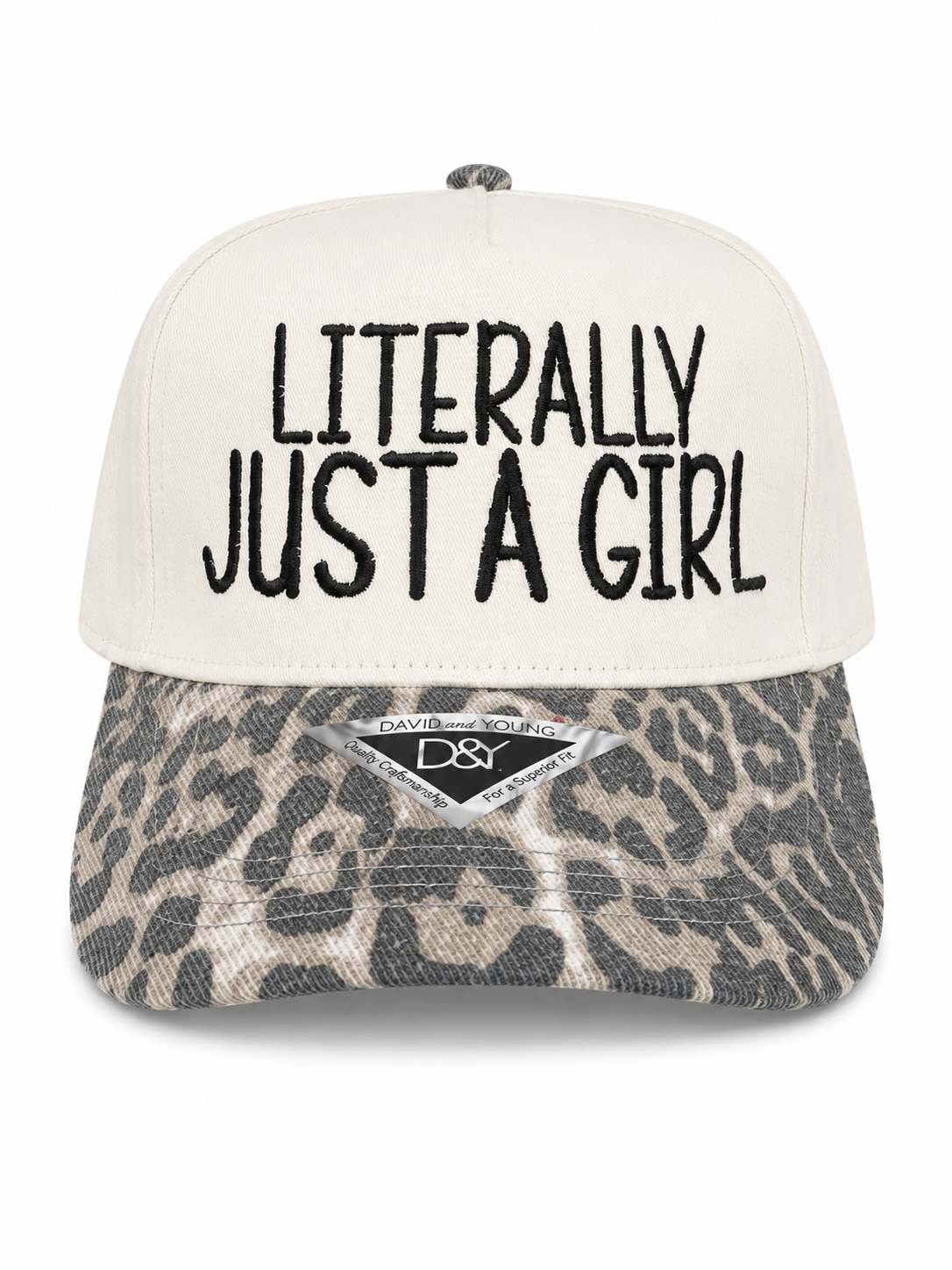 Literally Just a Girl Hat | Embroidered Trucker Hat