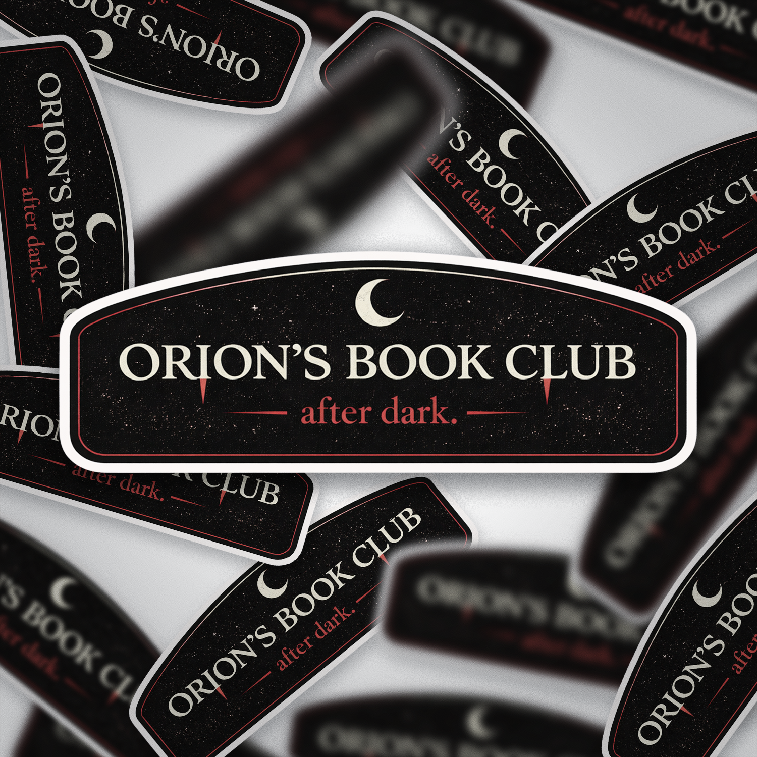Orion’s Book Club Sticker | Dark Romance Reader Sticker | Fantasy Book Sticker | Bookish Aesthetic Decal | Night Reader Sticker