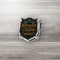Rhysand Would Never Cassian Just Might Sticker | ACOTAR Inspired Fantasy Vinyl Decal | Bookish Reader Sticker