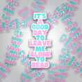 Leave Me Alone to Read Sticker – Funny Book Lover Vinyl Decal, Introvert Reading Gift, Pastel Bookish Aesthetic
