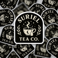 Suriel Tea Co Sticker | ACOTAR Inspired Fantasy Vinyl Decal | Bookish Tea Lover Sticker