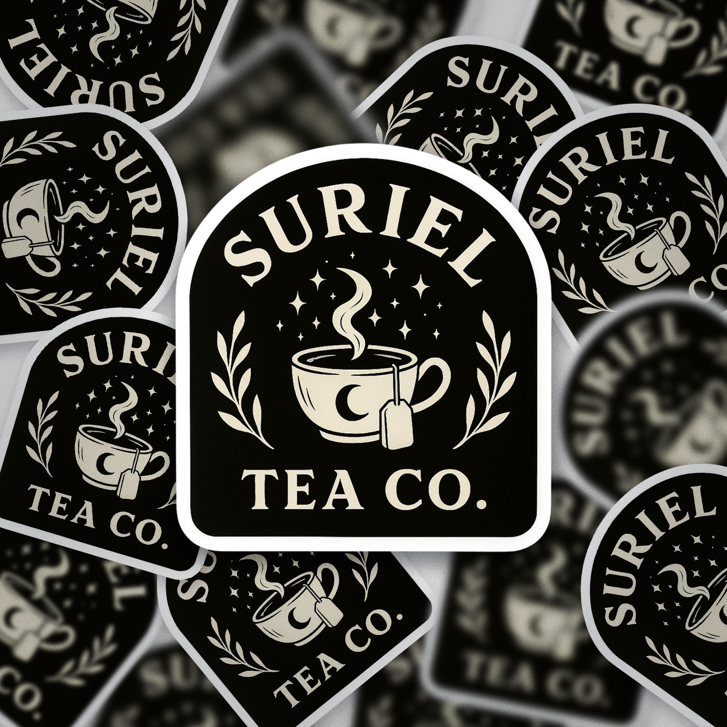 Suriel Tea Co Sticker | ACOTAR Inspired Fantasy Vinyl Decal | Bookish Tea Lover Sticker