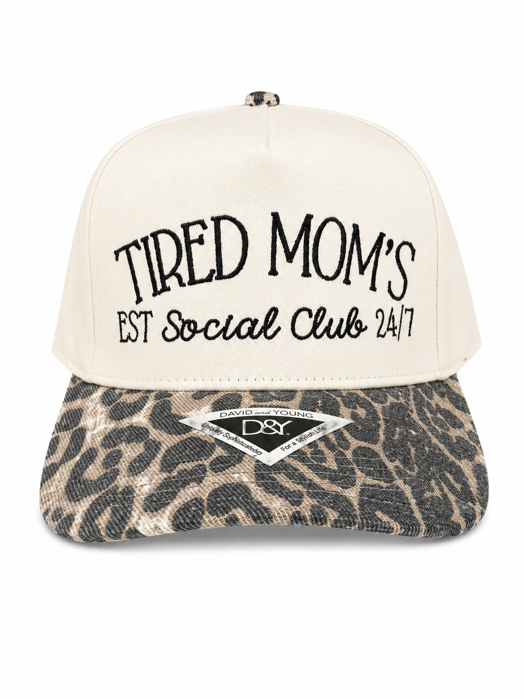 Tired Mom’s Social Club Embroidered Hat | Funny Mom Baseball Cap