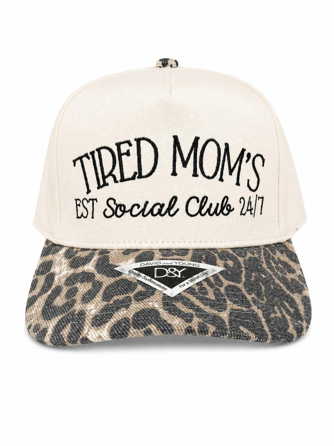 Tired Mom’s Social Club Embroidered Hat | Funny Mom Baseball Cap
