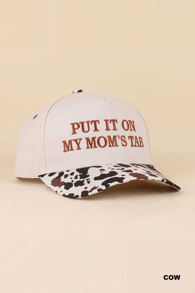 “Put It On My Husband’s Tab” Hat • Funny Trucker Hat • Sassy Wife Hat • Girls Night Hat • Relatable Humor Cap