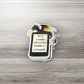 A Reader Without Their Kindle Is A Tragedy – Bookish Dragon Sticker
