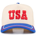 USA Trucker Hat • Patriotic Baseball Cap • Fourth of July Hat • Americana Snapback Hat • Red White Blue Western Hat