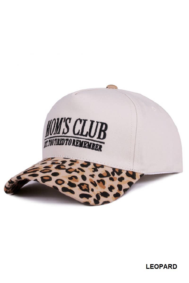 Mom’s Club Hat • Tired Mom Hat • Funny Mom Trucker Hat • Relatable Mom Life Hat • Gift for Moms