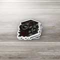 Book & Handcuffs Sticker | Dark Romance | Smut Lover Aesthetic | Glossy Finish