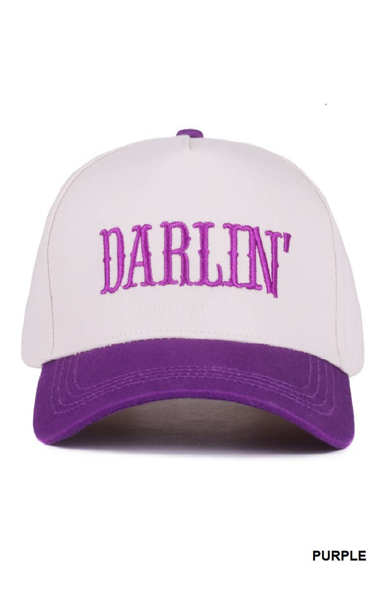 Darlin’ Hat • Western Trucker Hat • Country Girl Hat • Cute Southern Hat • Cowgirl Aesthetic Cap