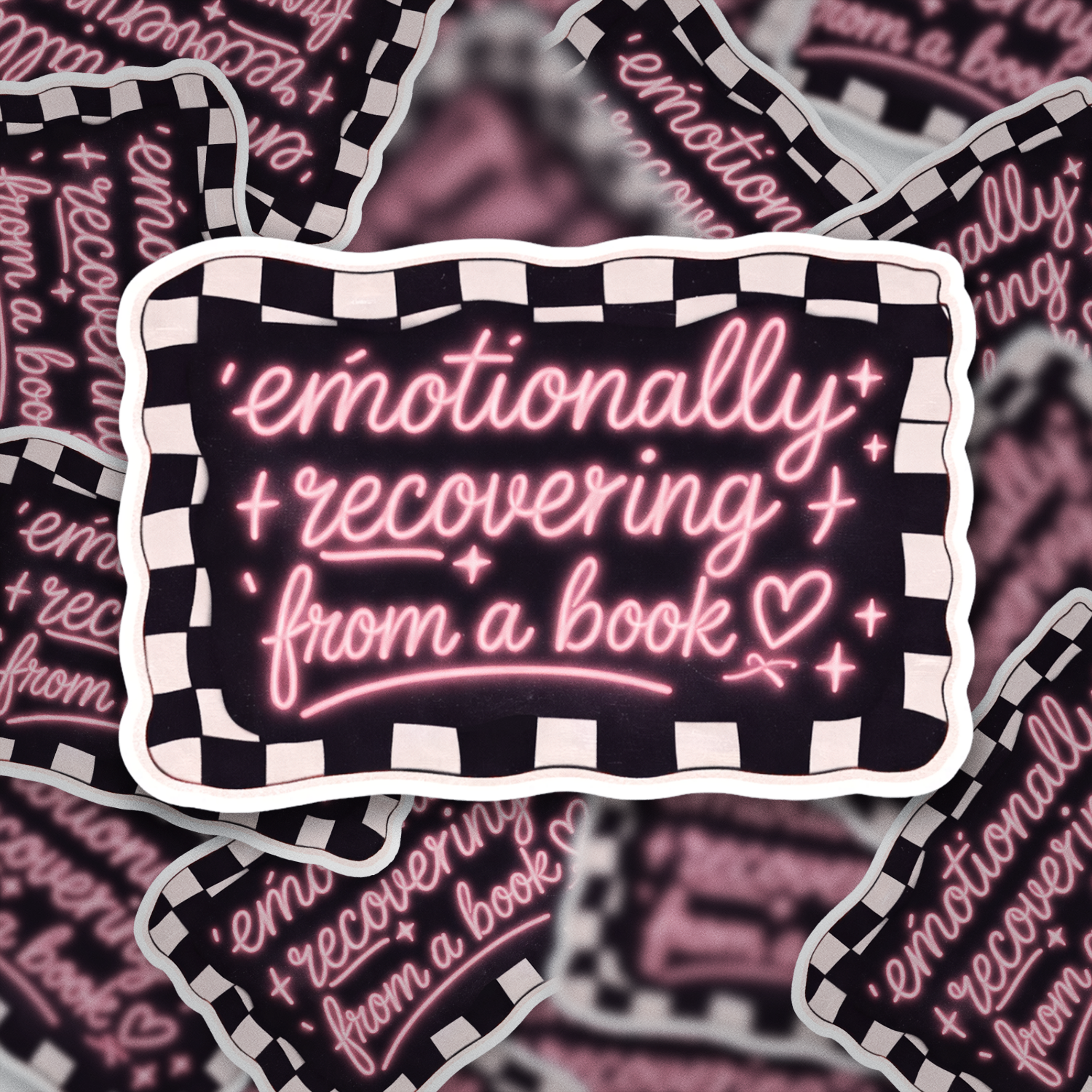 Emotionally Recovering From a Book Sticker | Bookish Sticker | Book Lover Sticker | Reader Humor