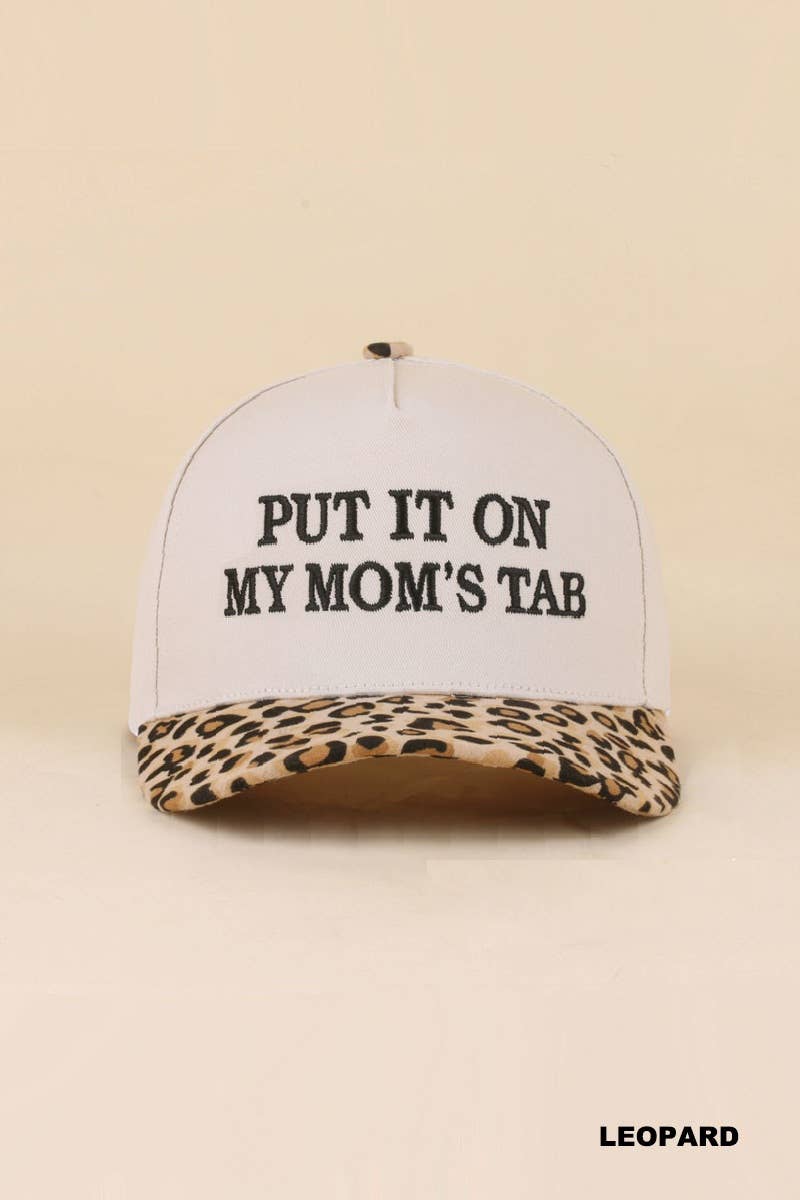 “Put It On My Husband’s Tab” Hat • Funny Trucker Hat • Sassy Wife Hat • Girls Night Hat • Relatable Humor Cap