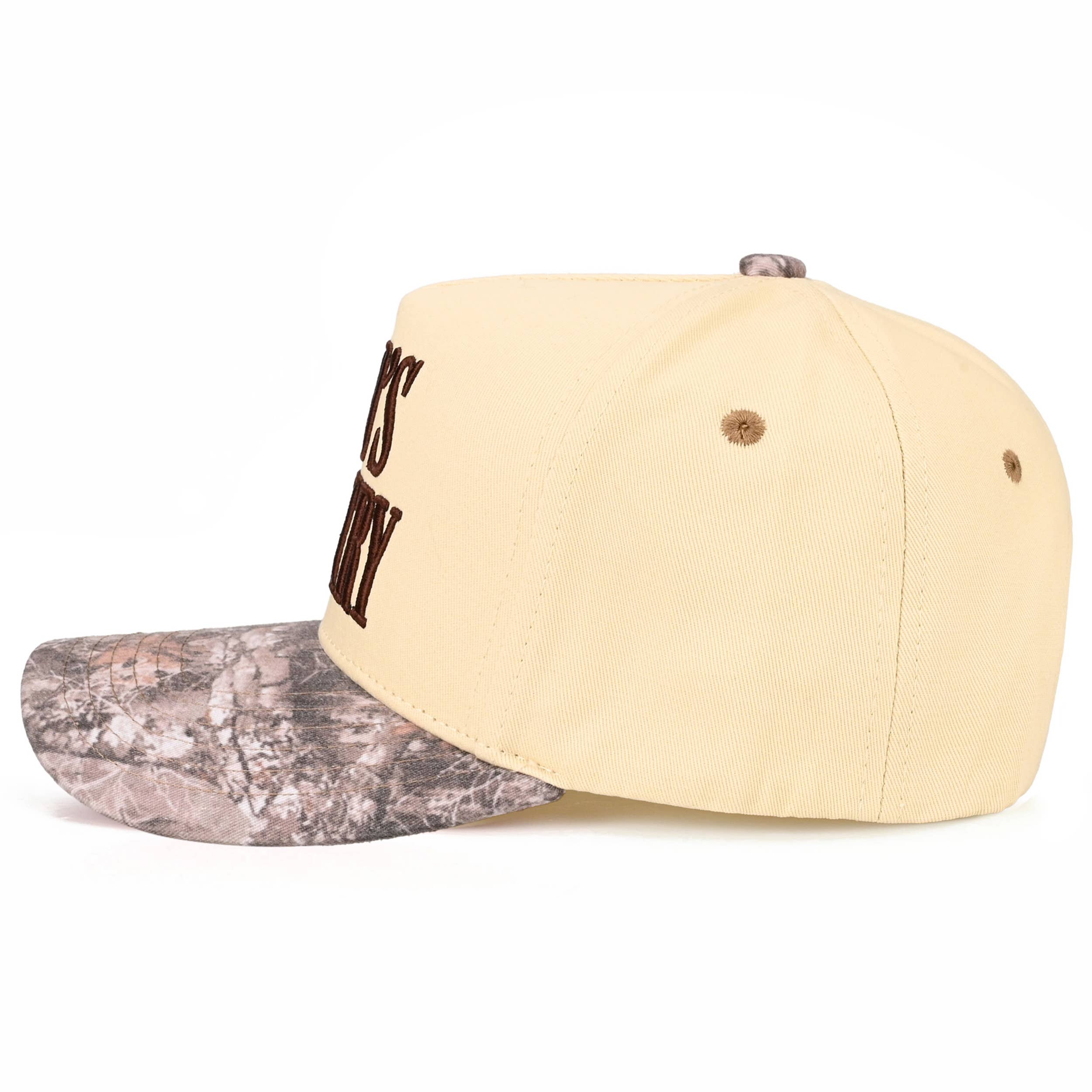 Embroidered “God’s Country” Hat • Western Trucker Hat • Country Style Two-Tone Cap