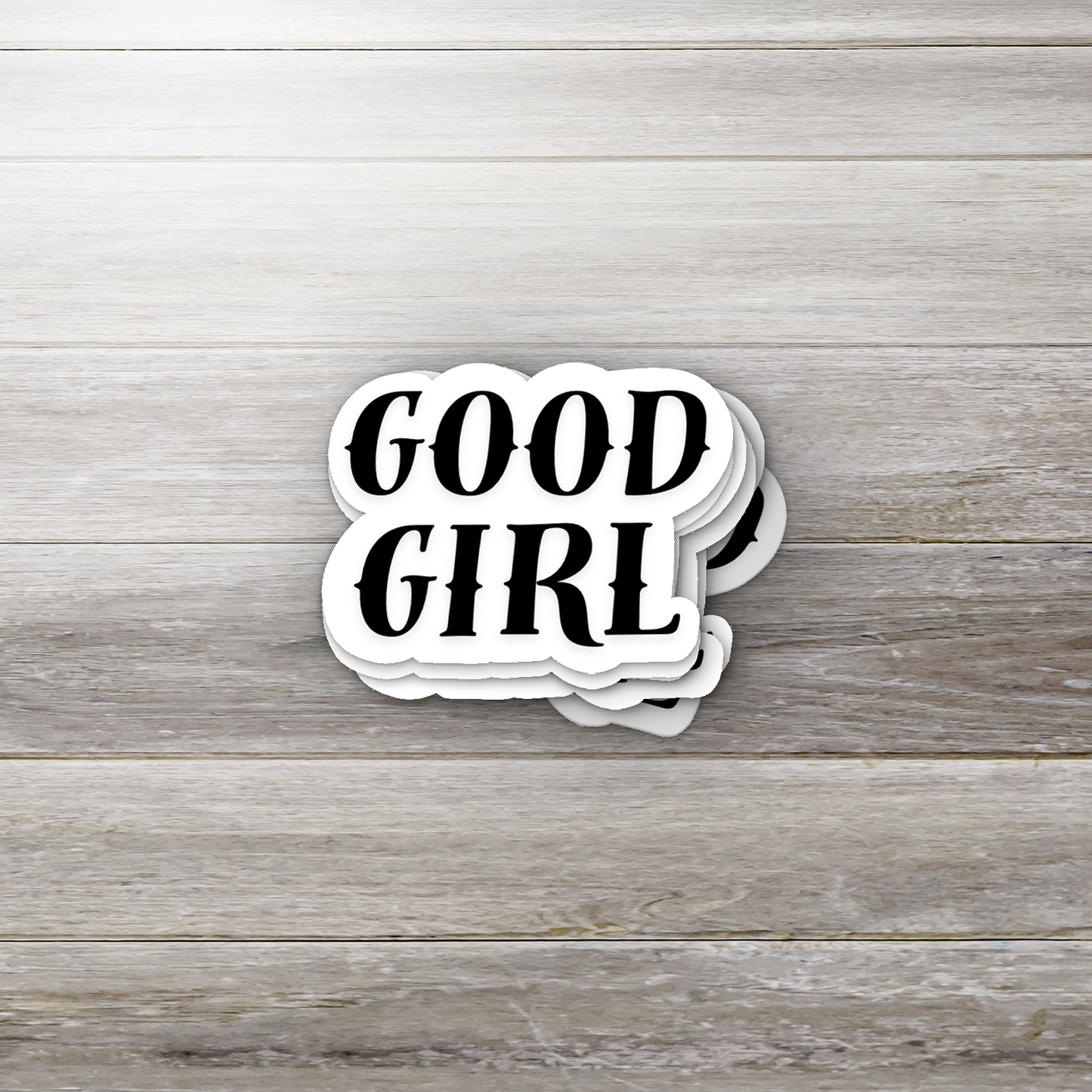 Good Girl Sticker | Spicy Bookish Vinyl Waterproof Sticker | Romance Reader Gift for Book Lovers & Smut Readers