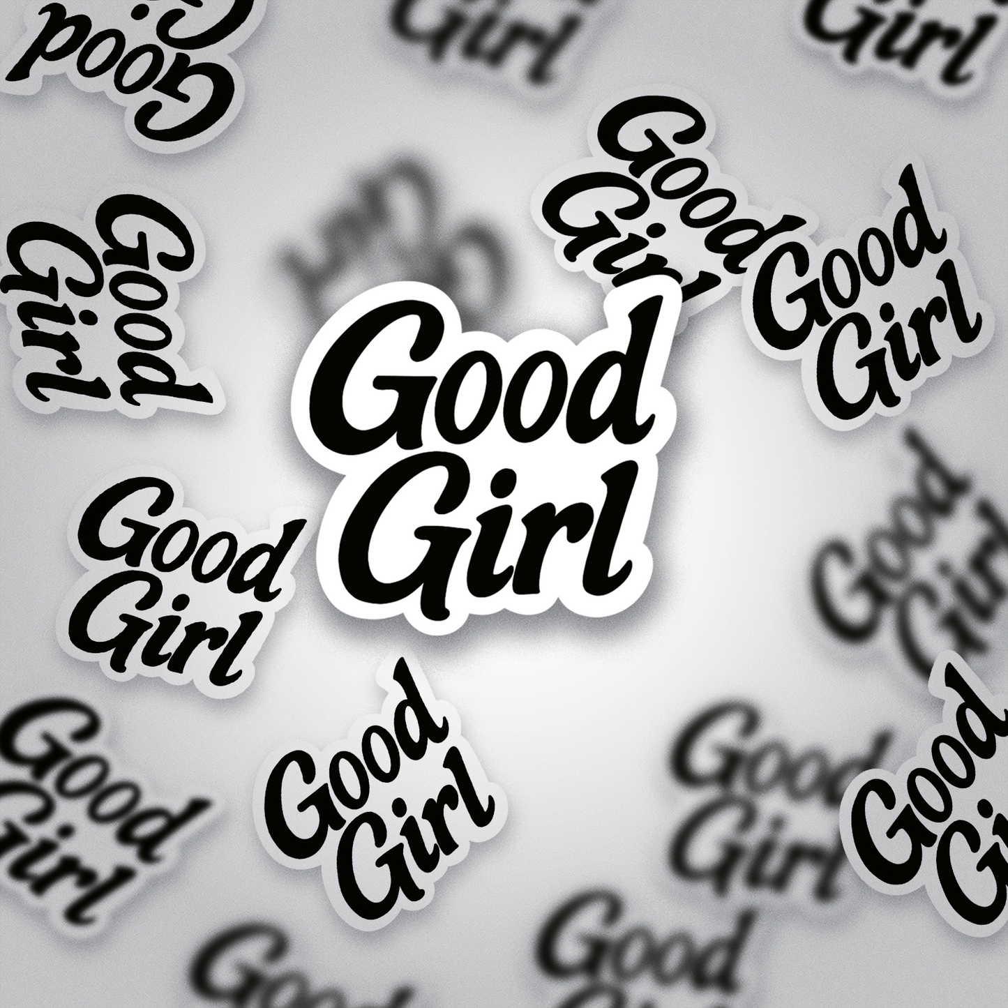 Good Girl Sticker | Spicy Bookish Vinyl Waterproof Sticker | Romance Reader Gift for Book Lovers & Smut Readers