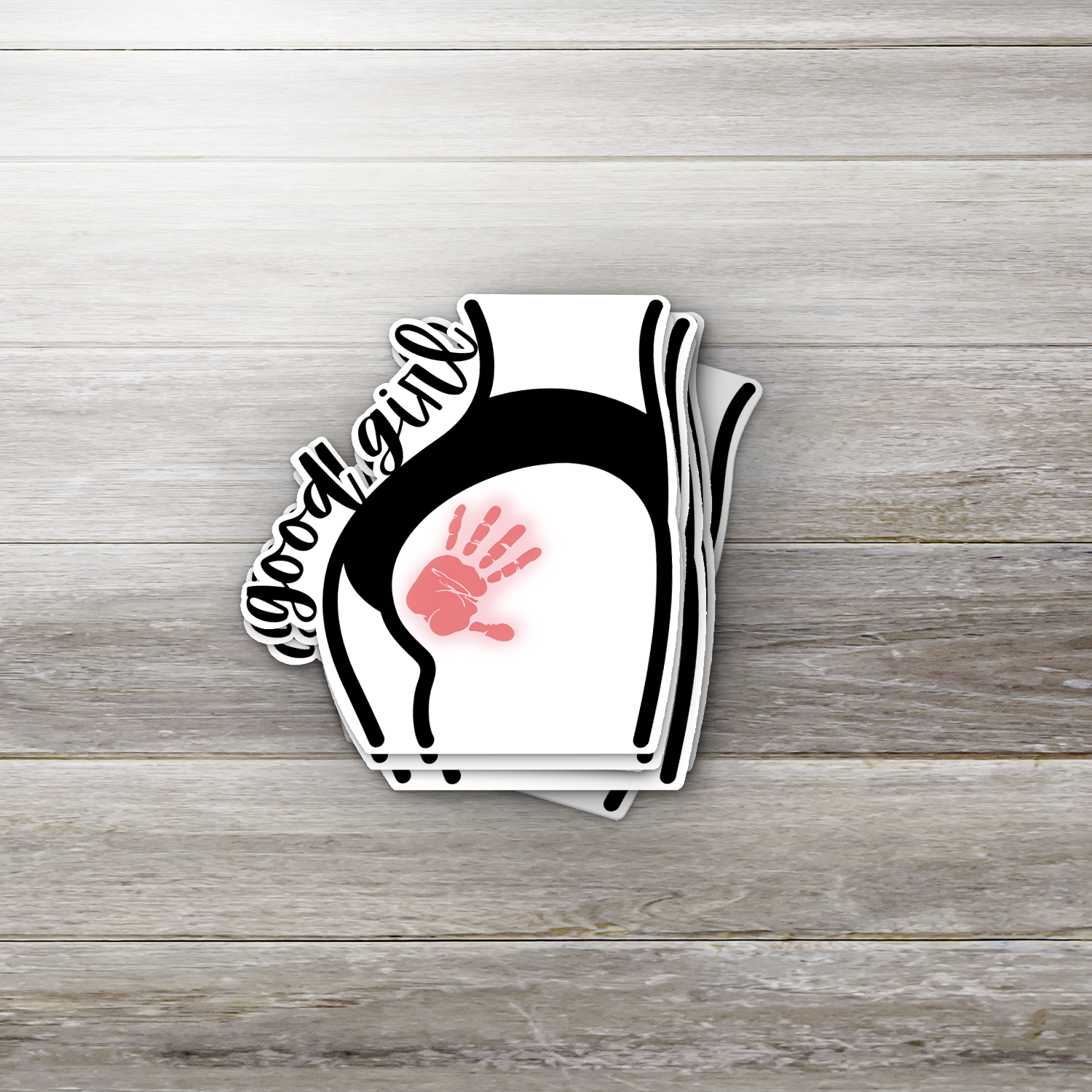 Good Girl Vinyl Sticker, Booty Slap Vinyl Sticker, Funny Adult Humor Sticker, Flirty Laptop Sticker, Cheeky Water Bottle Sticker