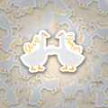 Goosebumps Goose Sticker | Funny Goose Pun Sticker | Cute Animal Vinyl Decal | Silly Goose Sticker | Pun Lover Gift