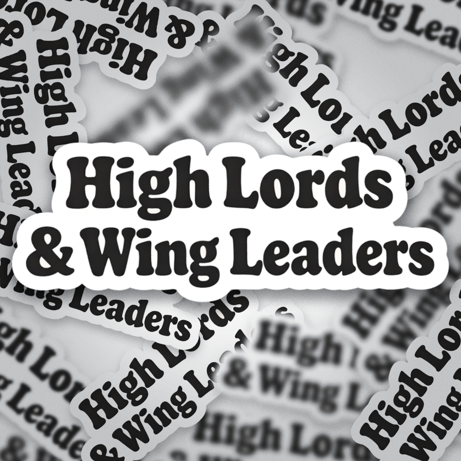 High Lords & Wing Leaders Sticker | Fantasy Reader Sticker | Bookish Sticker | Fae Romance Reader Decal