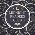 Midnight Readers Club Sticker | Book Lover Sticker | Reading Aesthetic Sticker | Night Reader Decal | Bookish Sticker